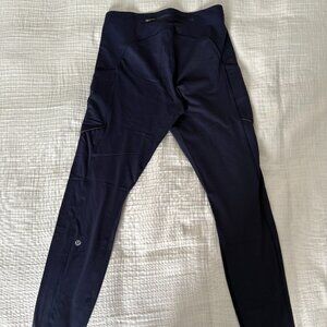 Fast and Free High-Rise Tight 28"  - Dark Blue (Lululemon)